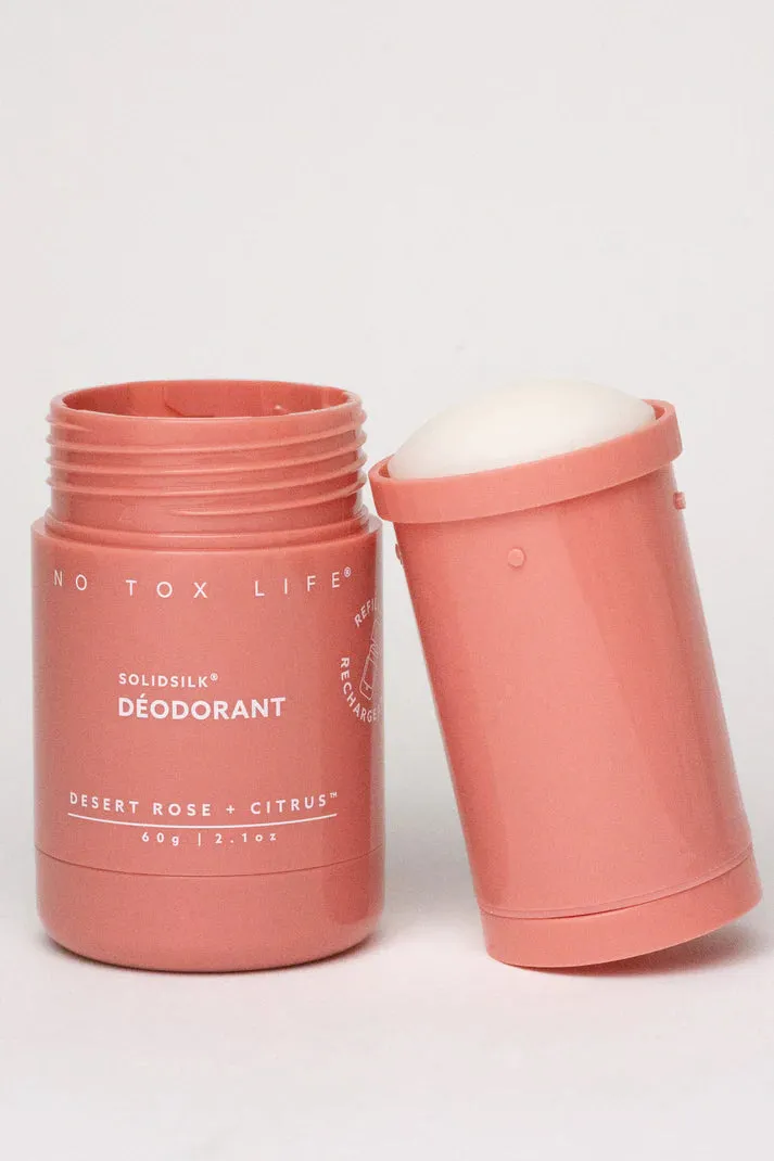 SOLIDSILK® Refillable Deodorant Tube - Desert Rose   Citrus