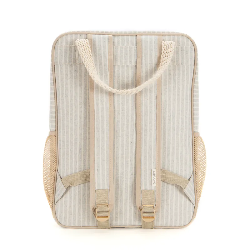 SoYoung - Totepack - Ligné||SoYoung - Totepack - Sand and Stone Beach Strip