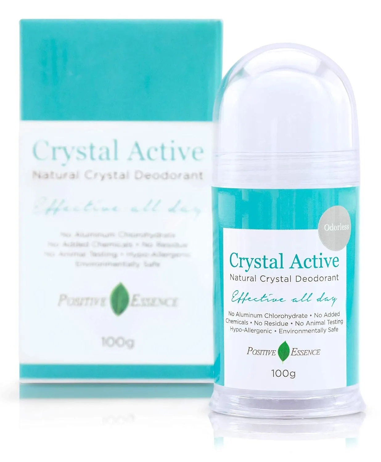 Thai Crystal Deodorant, All Natural Deodorant, Mineral Salt Deodorant, Thai Cristal Piedra De Alumbre Natural Deodorant for Women & Men, Alum Stone, Alumbre Stone