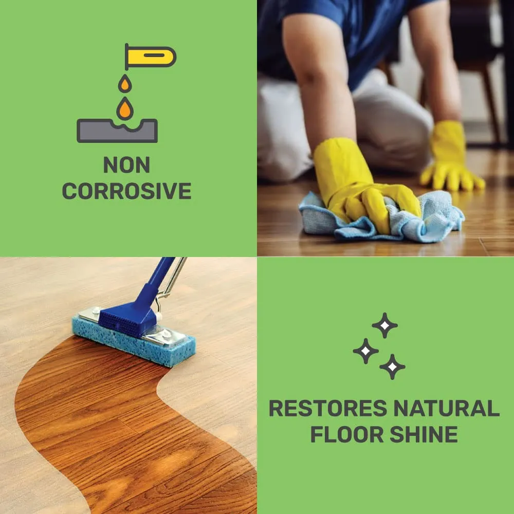 The Better Home Family Safe Floor Cleaner Liquid 5 Litre | Non Toxic, Baby Safe & Pet Safe | Biodegradable & Eco Friendly | Natural Bio Active Dirt & Germ Removal | with Lemongrass and Neem |