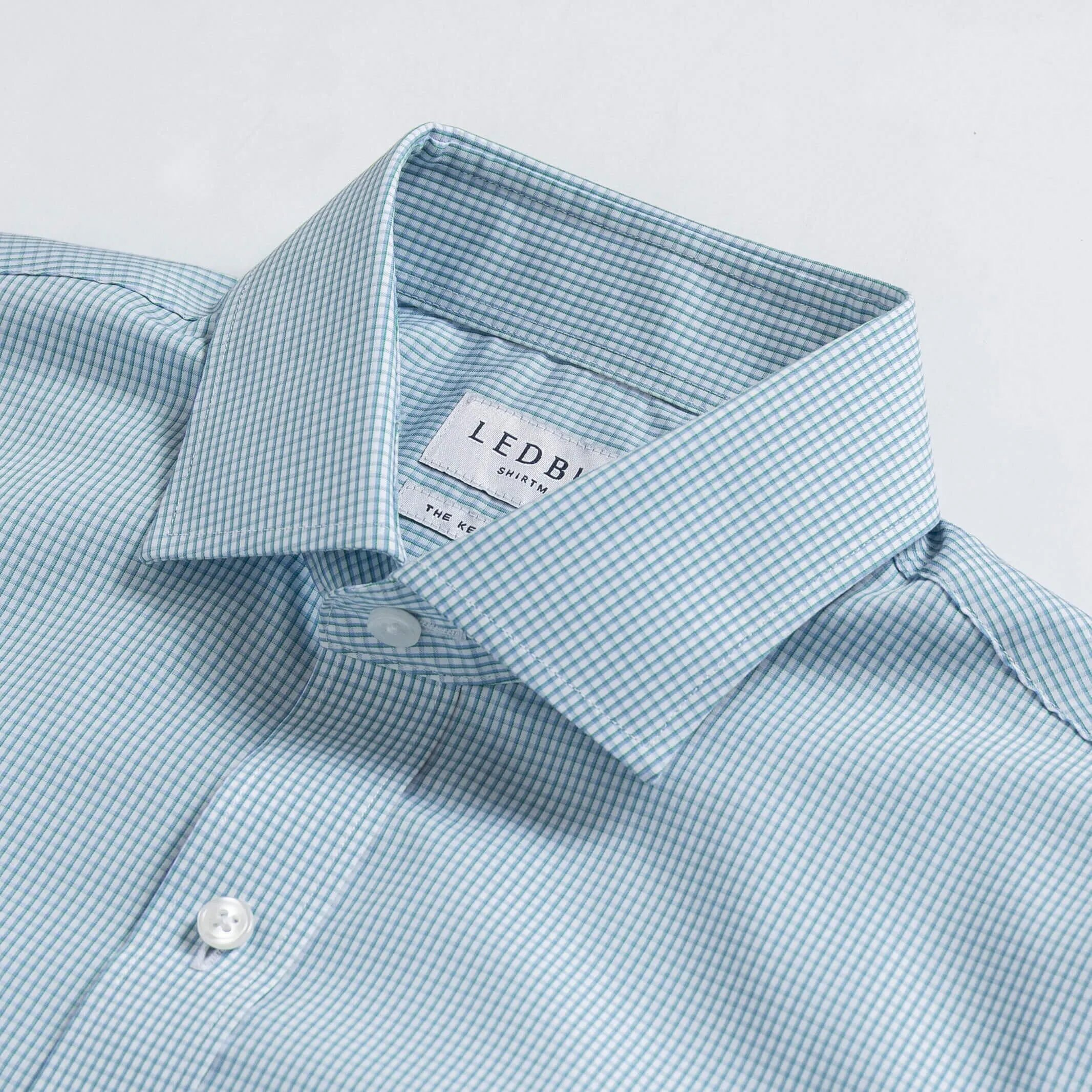 The Green Kent Micro Check Custom Shirt
