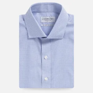 The Lilac Kent Micro Check Custom Shirt