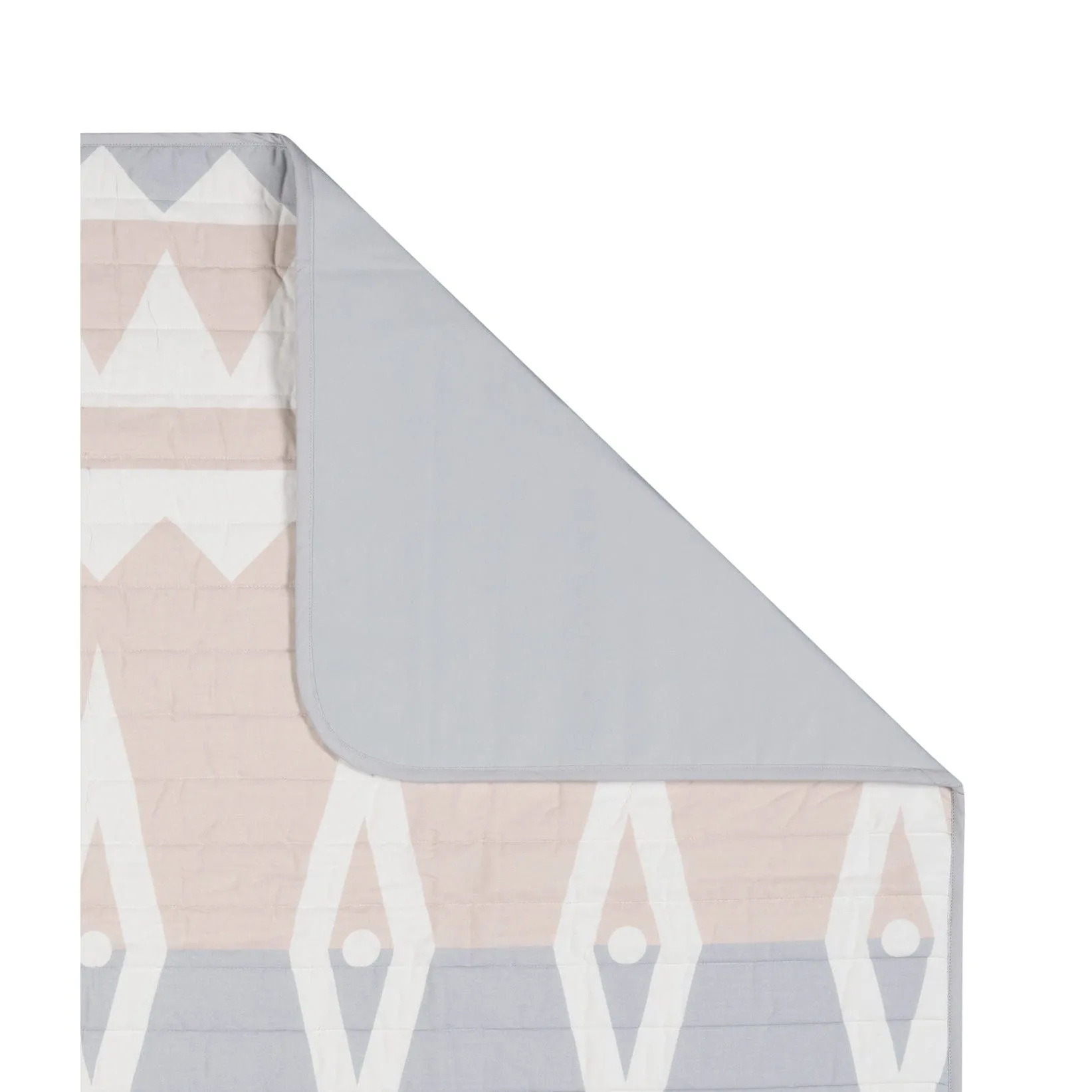 Toddlekind Waterproof Travel Mat - Blush - 120x120cm