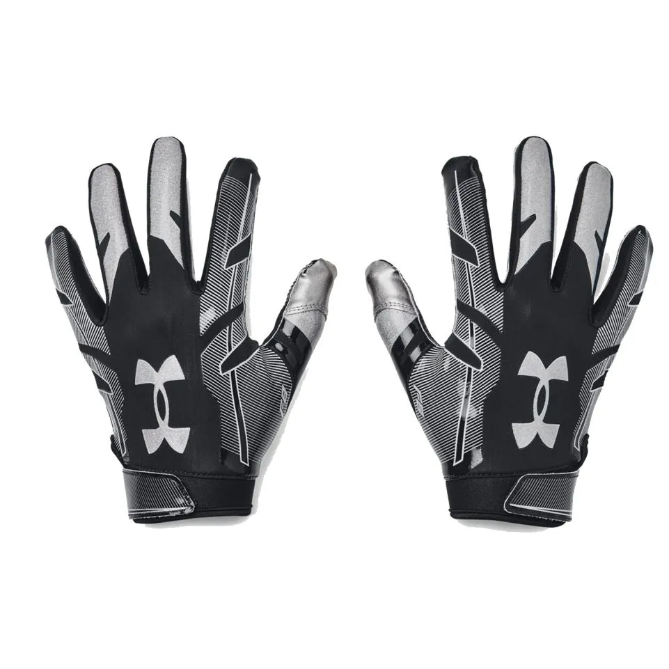 UNDER ARMOUR Football Gloves - BLACK