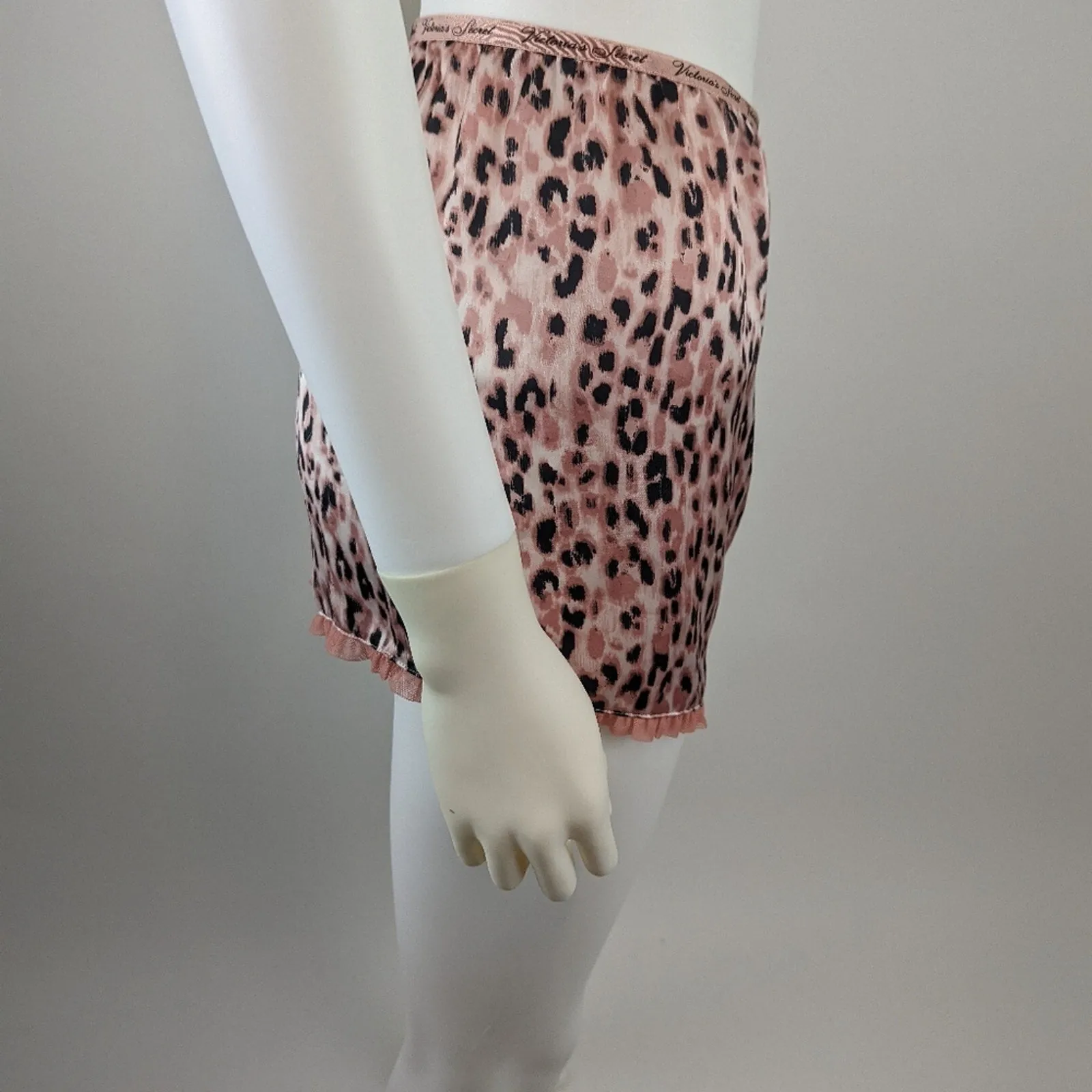 Victoria's Secret Silky Animal Print Sleep Shorts L