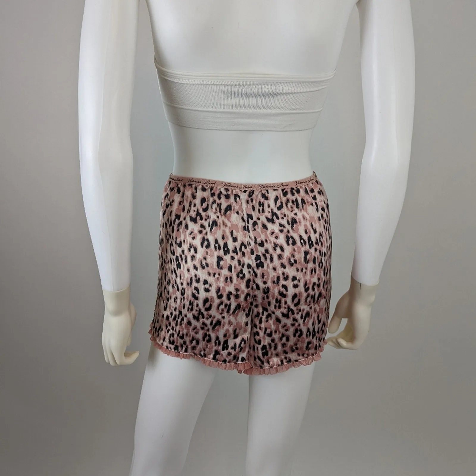 Victoria's Secret Silky Animal Print Sleep Shorts L