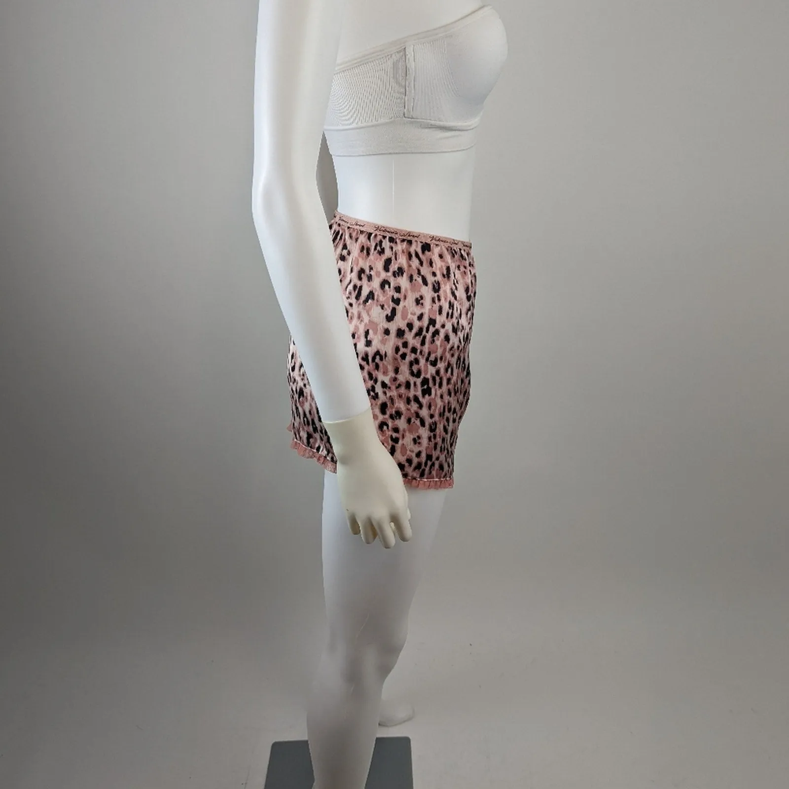 Victoria's Secret Silky Animal Print Sleep Shorts L