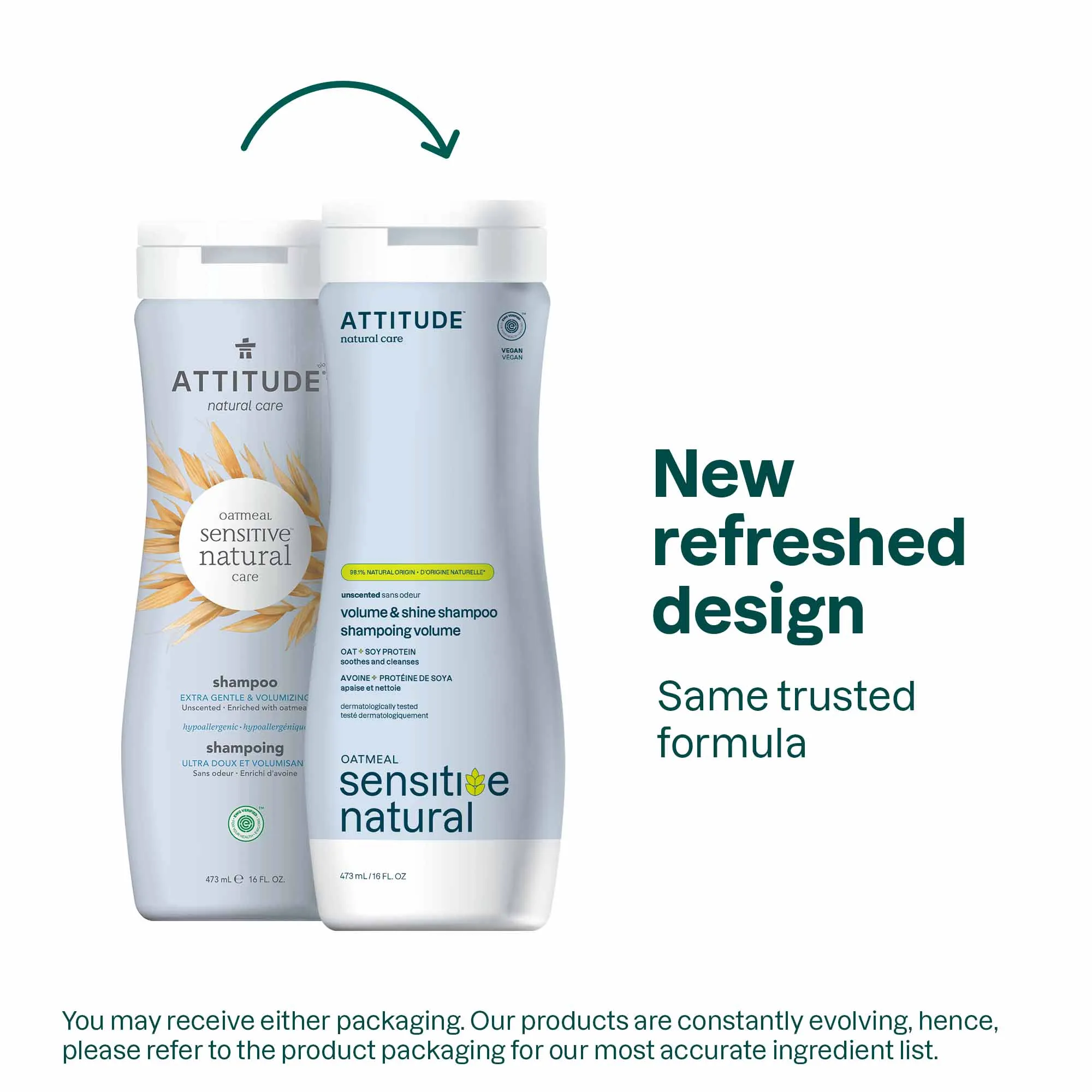 Volume & shine shampoo  : SENSITIVE SKIN